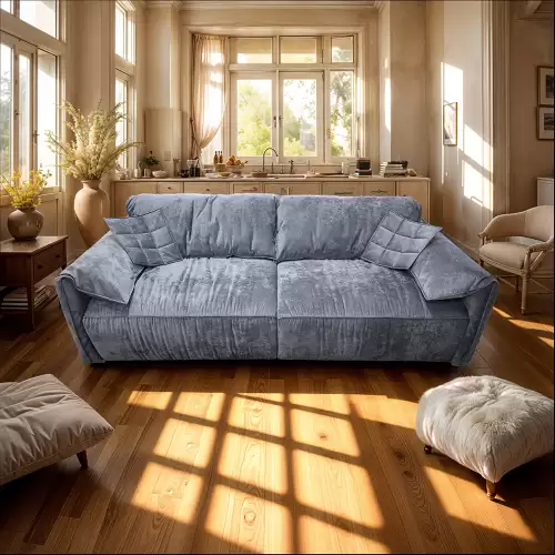 Canapea cu 2 locuri- Havana, Gri