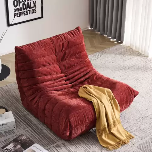 Fotoliu cu Sustinere Ergonomica Nobile HD Foam, Catifea, Bordo