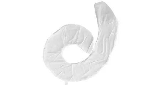 Husa aditionala pentru Perna de corp pentru dormit lateral, Alb