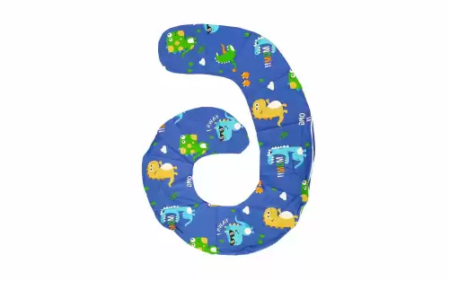 Husa aditionala pentru Perna de corp pentru dormit lateral, Dinozauri