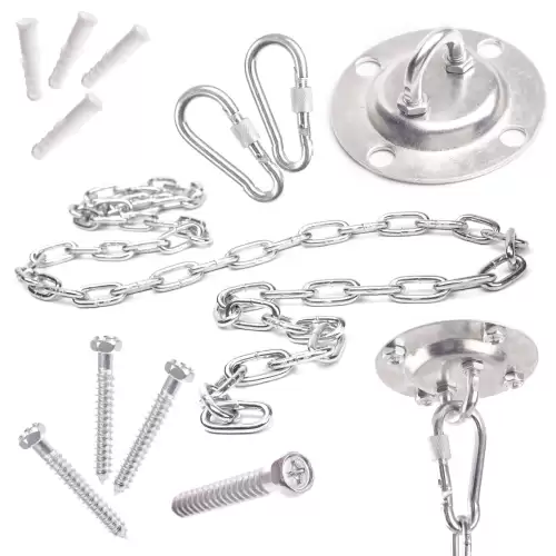 Kit montare pentru tavan, pentru hamace, leagane, 200 kg