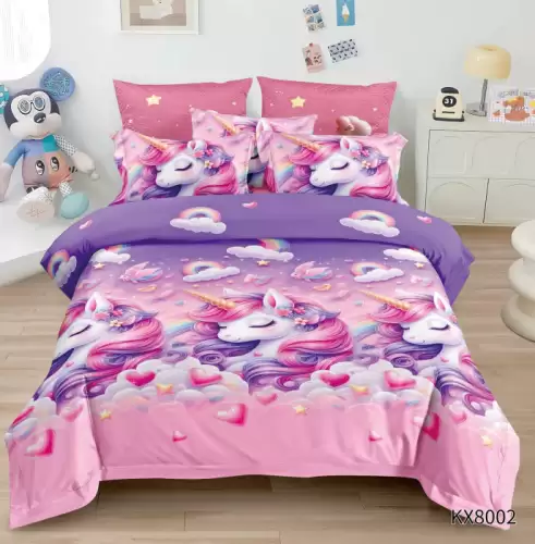 Lenjerie de Pat 1 Persoana Finet Premium cu Model Animat