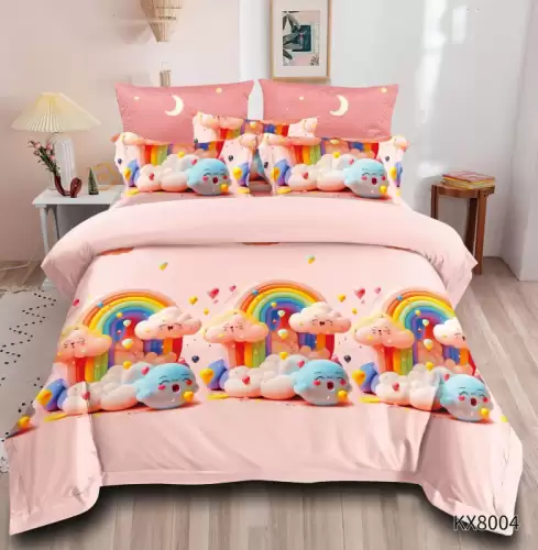 Lenjerie de Pat 1 Persoana Finet Premium cu Model Animat