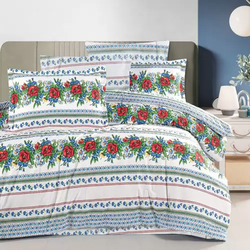 Lenjerie de pat 100% bumbac king size (arhaic5)