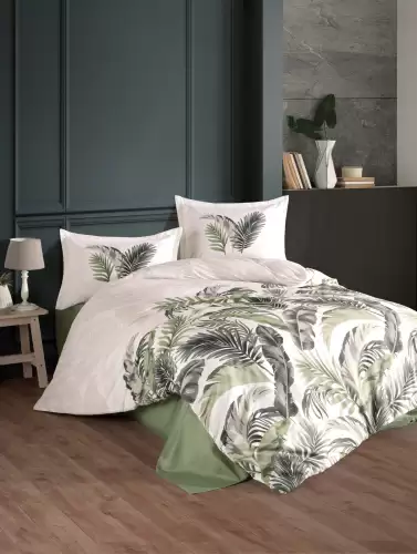 Lenjerie de pat ranforce clasy king size (hena v2)