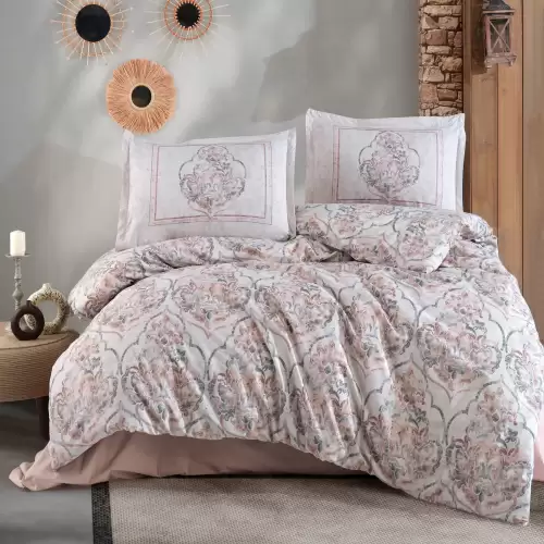 Lenjerie de pat ranforce clasy king size (hezen)