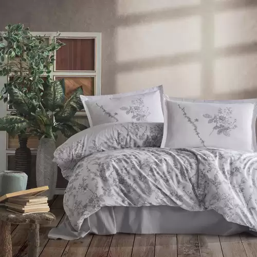 Lenjerie de pat ranforce clasy king size (messina)