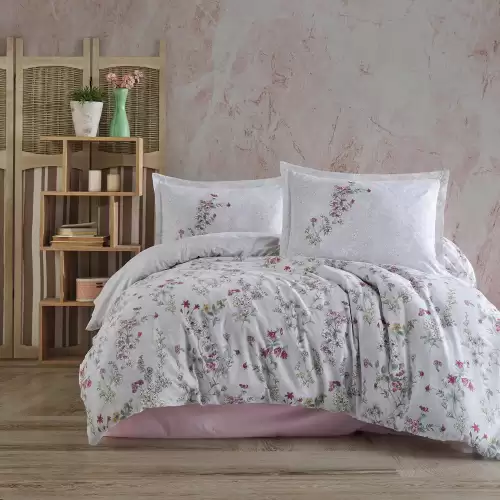 Lenjerie de pat ranforce clasy king size (novara)