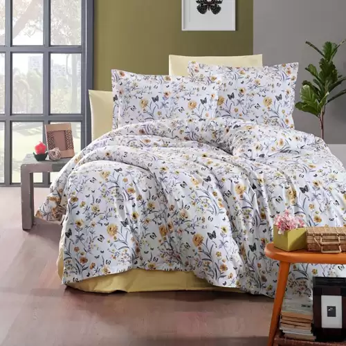 Lenjerie de pat ranforce clasy king size (rnf_22)