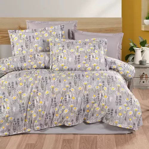 Lenjerie de pat ranforce clasy king size (rnf_48)