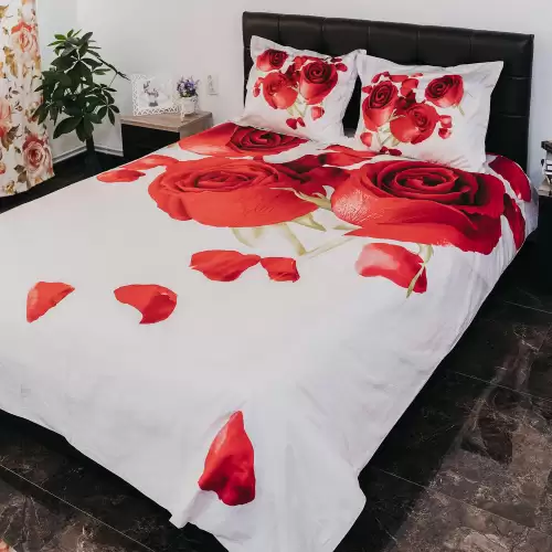 Lenjerie de pat ranforce clasy king size (rnf_8)