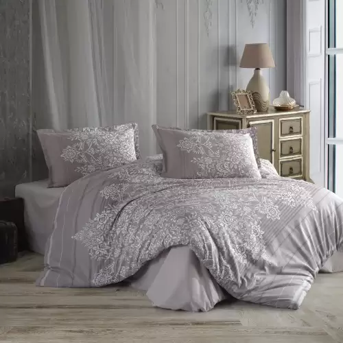 Lenjerie de pat ranforce clasy king size (rute)