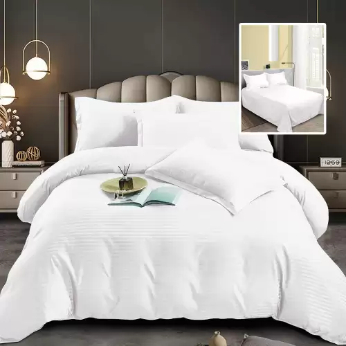 Lenjerii de pat damasc-policoton 6 piese (6dp69)