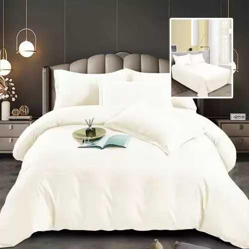 Lenjerii de pat damasc-policoton 6 piese (6dp75)