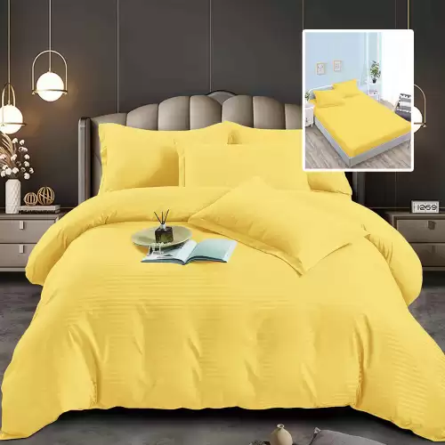 Lenjerii de pat damasc-policoton 6 piese cu husa (6dph29)