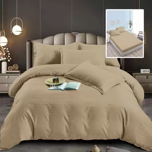 Lenjerii de pat damasc-policoton 6 piese cu husa (6dph35)