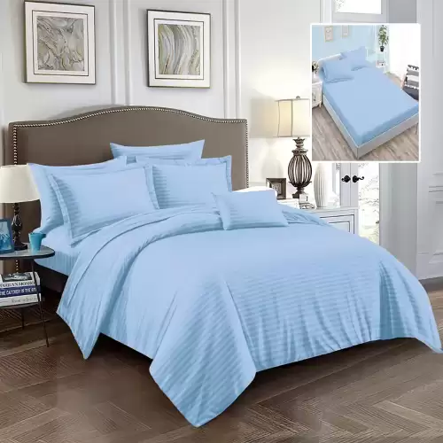 Lenjerii de pat damasc-policoton 6 piese cu husa (6dph4)