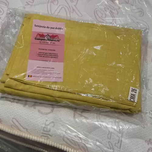 OUTLET-Resigilat - Lenjerie 4 piese atelier cumparamisim