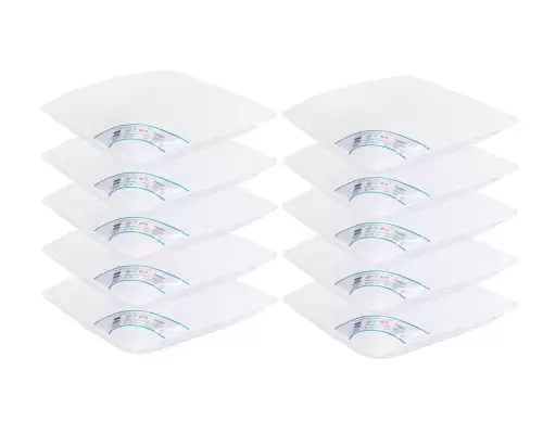 Pachet 10 Perne Medicinale Hipoalergenice SomnART 40x40cm, HypoallergenicMed, matlasate, lavabile la 95 de grade, fermitate medie spre tare