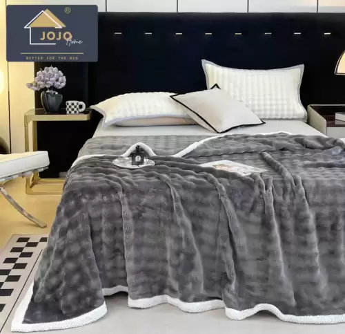 Patura Cocolino Cu Bordura Alba - Gri