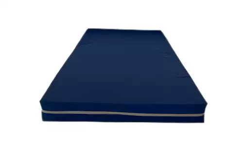 Saltea cu burete Somnart 90x190, înălțime 15 cm, husa impermeabilă, detașabilă, lavabilă, cu fermoar, fermitate medie