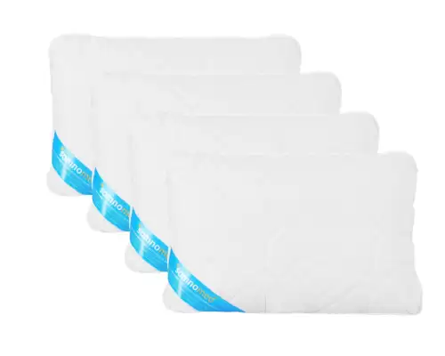 SET 4 Perne Somnomed Antimicrobiene lavabile la 95°C - 50 x 70 cm, vidat