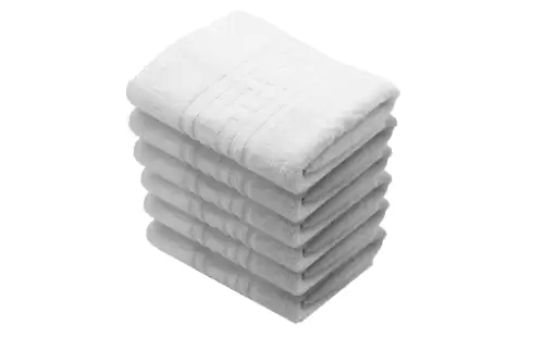 Set 6 prosoape fata Hotel Royal Line Somnart, 50x90 cm, 100% bumbac, 550 GSM