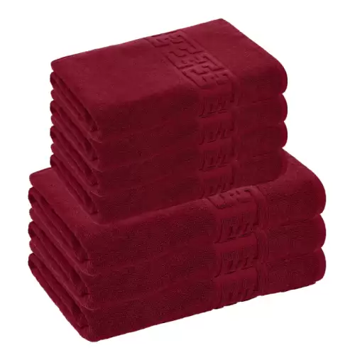 Set 7 Prosoape, Bumbac 100%, 550g m ²