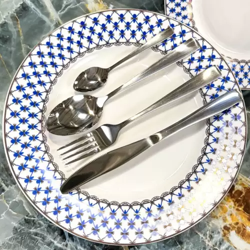 Set de Tacamuri, 24 de piese, Argintii