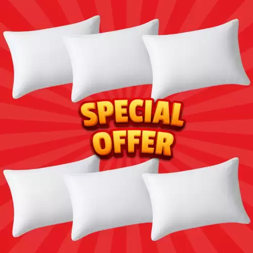 SUPER OFERTA Set 6 perne dreptunghiulare 50x70cm Emboss, Fabricate in Romania